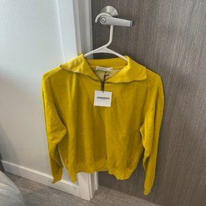 Stateside Velour Zip-up Pullover Acid